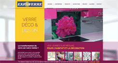 Desktop Screenshot of expoverre.com