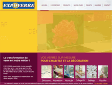 Tablet Screenshot of expoverre.com
